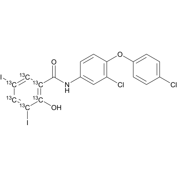 Rafoxanide 13C6 (rafoxanide 13C6) 1353867-98-7